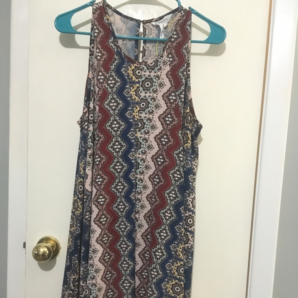 Boho a-line dress